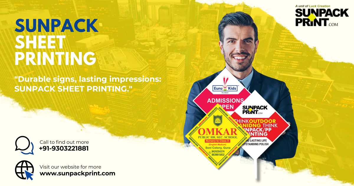 Sunpack Sheets Printing Services